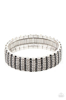 Paparazzi Accessories The GRIT Factor - Black Bracelet