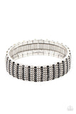 Paparazzi Accessories The GRIT Factor - Black Bracelet