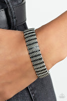 Paparazzi Accessories The GRIT Factor - Black Bracelet