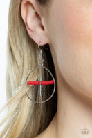 Paparazzi Accessories Free Bird Freedom - Red Earring