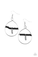 Paparazzi Accessories Free Bird Freedom - Black Earring