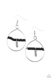 Paparazzi Accessories Free Bird Freedom - Black Earring