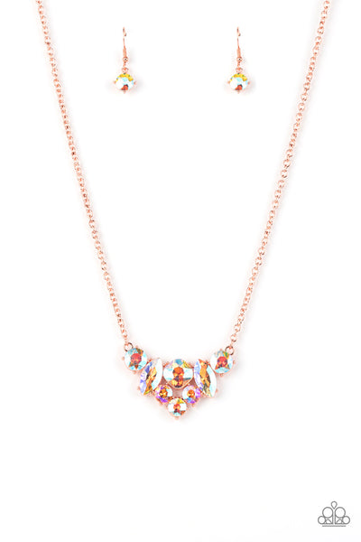 Paparazzi Accessories Lavishly Loaded - Copper Necklace - October '21 Life of the Party