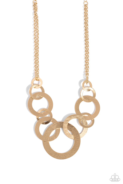 Paparazzi Accessories Uptown Links - Gold Necklace
