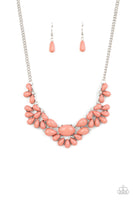 Paparazzi Accessories Secret GARDENISTA - Pink Necklace - CONVENTION EXCLUSIVE