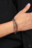 Paparazzi Accessories Backcountry Beauty - Green Bracelet