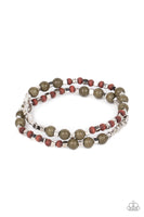 Paparazzi Accessories Backcountry Beauty - Green Bracelet