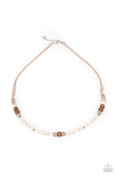 Paparazzi Accessories Groundbreaking Glamour - Brown Necklace