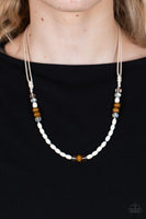 Paparazzi Accessories Groundbreaking Glamour - Brown Necklace