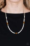 Paparazzi Accessories Groundbreaking Glamour - Brown Necklace
