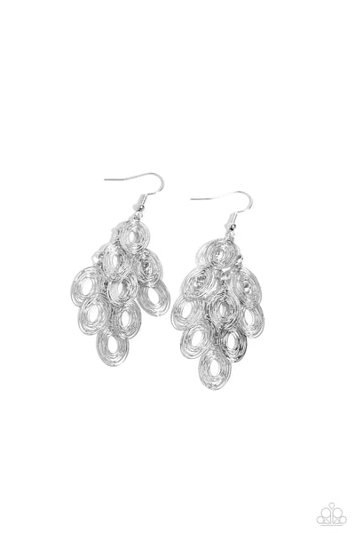 Paparazzi Accessories Thrift Shop Twinkle - Silver Earring