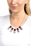 Paparazzi Accessories Celestial Royal - Red Necklace