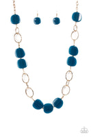 Paparazzi Accessories - Posh Promenade - Blue Necklace