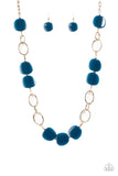 Paparazzi Accessories - Posh Promenade - Blue Necklace