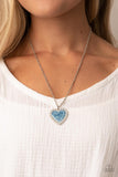 Paparazzi Accessories Heart Full of Luster - Blue Necklace