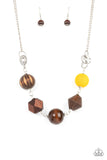 Paparazzi Accessories Eco Extravaganza - Yellow Necklace
