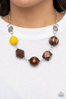Paparazzi Accessories Eco Extravaganza - Yellow Necklace