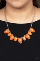 Paparazzi Accessories Pampered Poolside - Orange Necklace