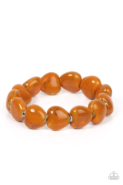 Paparazzi Accessories GLAZE a Trail - Orange