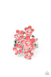 Paparazzi Accessories Boastful Blooms - Red Ring