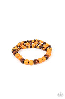 Paparazzi Accessories Oceania Oasis - Orange Bracelet