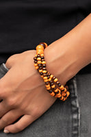 Paparazzi Accessories Oceania Oasis - Orange Bracelet