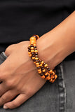 Paparazzi Accessories Oceania Oasis - Orange Bracelet