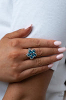 Paparazzi Accessories Efflorescent Envy - Blue Ring