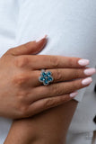 Paparazzi Accessories Efflorescent Envy - Blue Ring