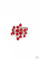 Paparazzi Accessories Seeing Eye to Cats Eye - Red Ring
