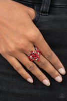 Paparazzi Accessories Seeing Eye to Cats Eye - Red Ring