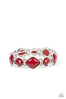 Paparazzi Accessories Boldly BEAD-azzled - Red Bracelet