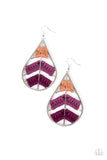 Paparazzi Accessories Nice Threads - Purple Earrings