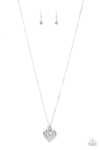 Paparazzi Accessories Letters of Love - White Necklace