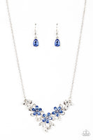 Paparazzi Accessories Floral Fashion Show - Blue Necklace