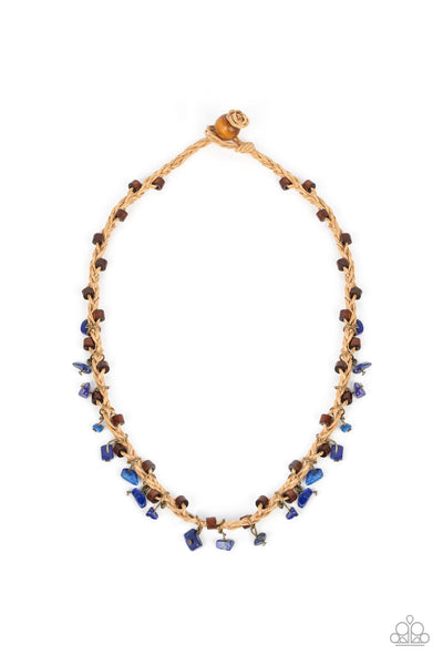 Paparazzi Accessories Canyon Voyage - Blue Necklace
