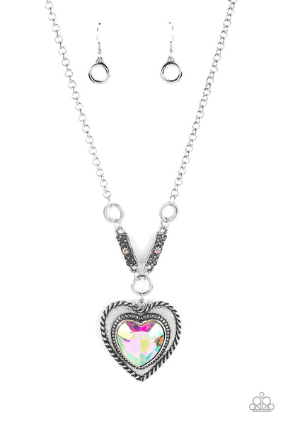Paparazzi Accessories Heart Full of Fabulous - Multi Necklace - April '22 Life of the Party