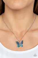Paparazzi Accessories Flutter Forte - Blue Necklace