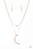 Paparazzi Accessories Modern Moonbeam - Rose Gold Necklace