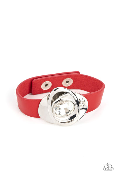 Paparazzi Accessories Pasadena Prairies - Red Bracelet