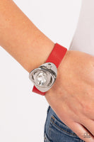 Paparazzi Accessories Pasadena Prairies - Red Bracelet