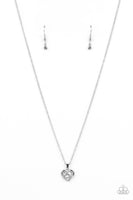 Paparazzi Accessories Effulgently Engaged - White Necklace