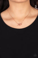 Paparazzi Accessories Hugs and Kisses - Copper Necklace