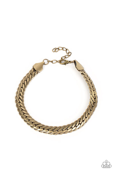 Paparazzi Accessories Cargo Couture - Brass Bracelet