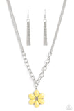 Paparazzi Accessories Dazzling Dahlia - Yellow Necklacev
