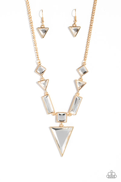 Paparazzi Accessories Fetchingly Fierce - Gold Necklace