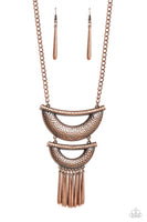 Paparazzi Accessories Fringe Festival - Copper Necklace