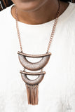 Paparazzi Accessories Fringe Festival - Copper Necklace