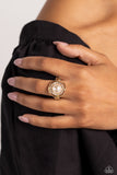 Paparazzi Accessories Chic Center - Gold Ring