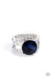 Paparazzi Accessories Scintillating Swirl - Blue Ring